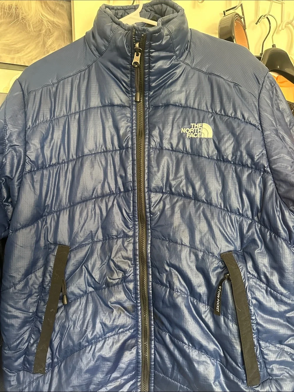 The North Face Men's Blue Puffer Jacket